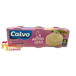 Atún Claro Al Natural 0% Materia Grasa CALVO 3x80 G