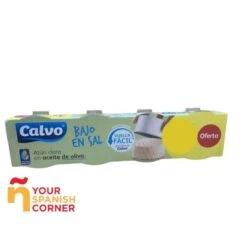 Atún Claro En Aceite De Oliva Bajo En Sal CALVO 4x65g.