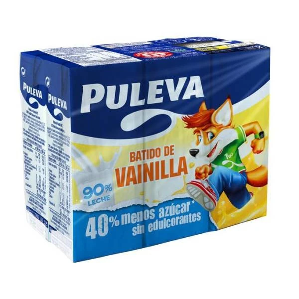 Batido Sabor Vainilla PULEVA 6x200ml.