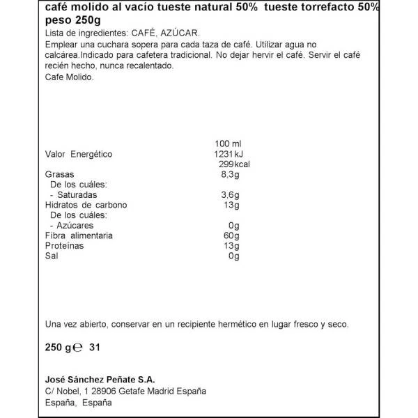 Café Molido Mezcla Spar 250g. - Imagen 3