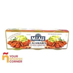 Calamares En Salsa Americana MIAU 3x78g.