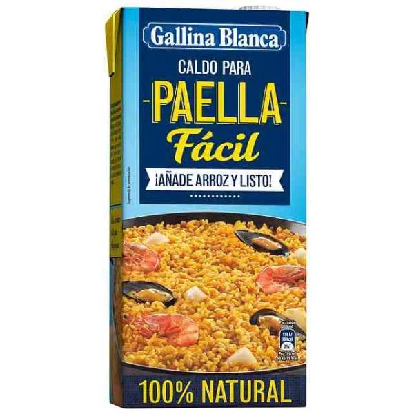 Caldo Para Paella GALLINA BLANCA 1l.