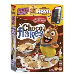 Cereales Choco Flakes CUÉTARA 520 Gr