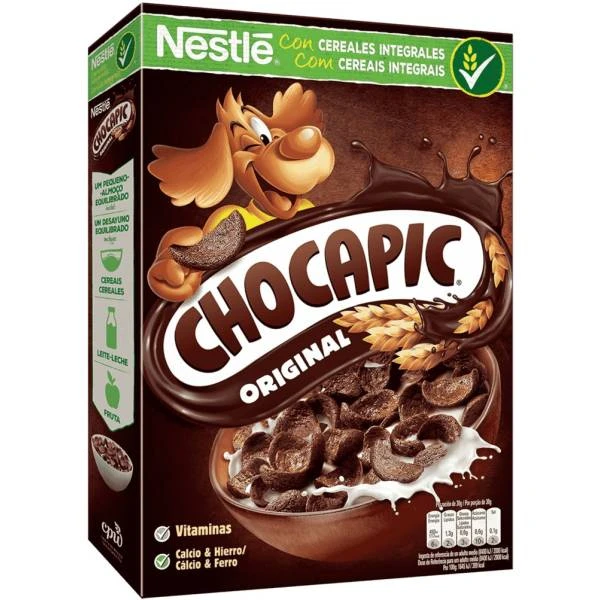 Nestlé® CHOCAPIC Cereales Integrales Con Chocolate NESTLÉ 375g.