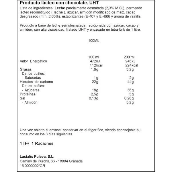 Chocolate A La Taza RAM 1l. - Imagen 2