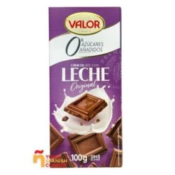 Chocolate Con Leche Sin AzĂșcar Añadido VALOR 100g.