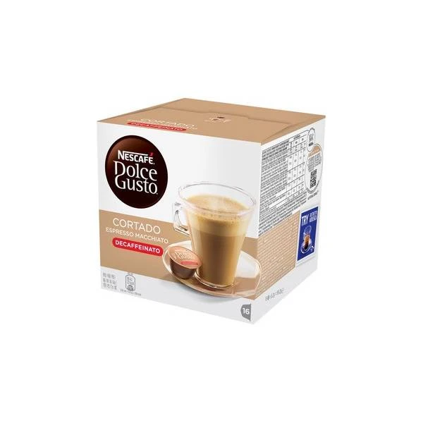Nestlé® Café Cortado Espresso Manchado Descafeinado DOLCE GUSTO NESCAFÉ 16 Cápsulas