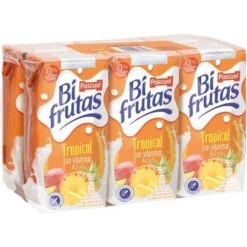 BIFRUTAS Fruta Leche Tropical PASCUAL 6x200ml.