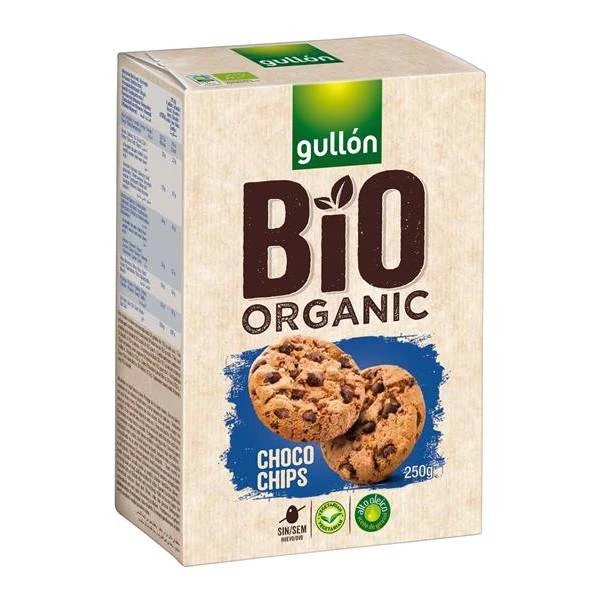Galletas Choco Chips BIO GULLÓN 250g.