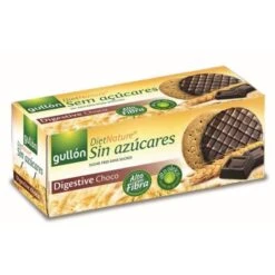 Galletas Digestive Choco DietNature Sin Azúcares GULLÓN 270g.