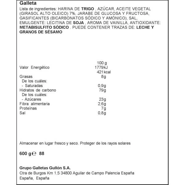GALLETAS MARÍA HOJALDRADAS 600G SPAR - Imagen 3