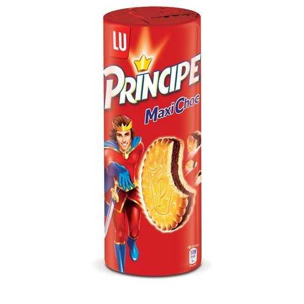 GALLETAS RELLENAS MAXI-CHOCO PRÍNCIPE 250G LU