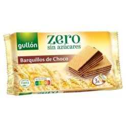 Barquillos De Chocolate Zero Sin Azúcares GULLÓN 180 G