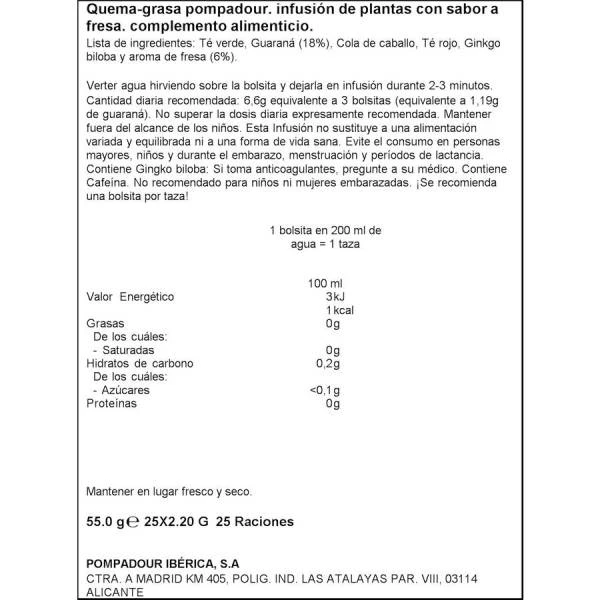 Quema-grasa POMPADOUR - Imagen 2