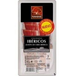 Jamón De Cebo Ibérico Lonchas NAVIDUL 40g.