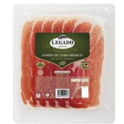 Jamón De Cebo Ibérico Lonchas Legado Ibérico EL POZO 60g.