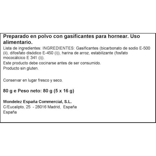 Levadura ROYAL 5 Sobres - Imagen 2