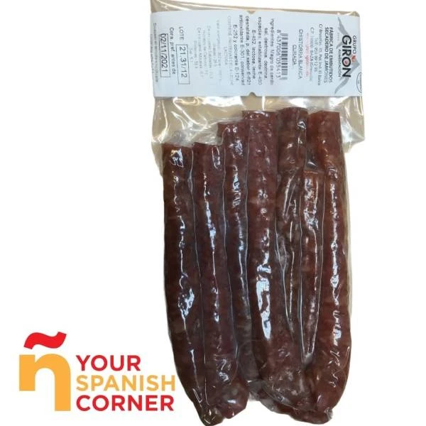 Chistorra Blanca Curada Grupo Girón Aprox. 200g.