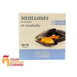 Mejillones Del Pacífico En Escabeche 20/30 Cristo Del Mar 523g.