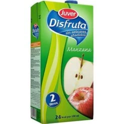 DISFRUTA Néctar De Manzana Sin Azúcar Añadido JUVER 2l.