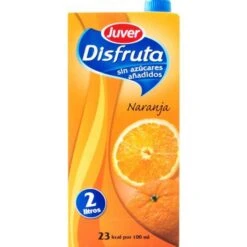 DISFRUTA Néctar De Naranja Sin Azúcar Añadido JUVER 2l.