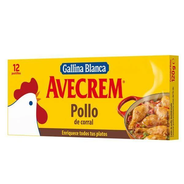 AVECREM Caldo De Pollo GALLINA BLANCA 12 Pastillas