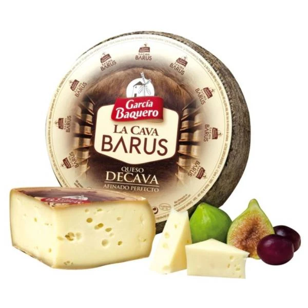 Queso Curado La Cava Barus GARCIA BAQUERO 1/4 Pz 1,1 Kg. Aprox.