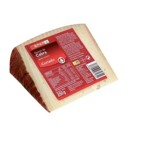 Queso De Cabra Semicurado Cortado SPAR 250g.