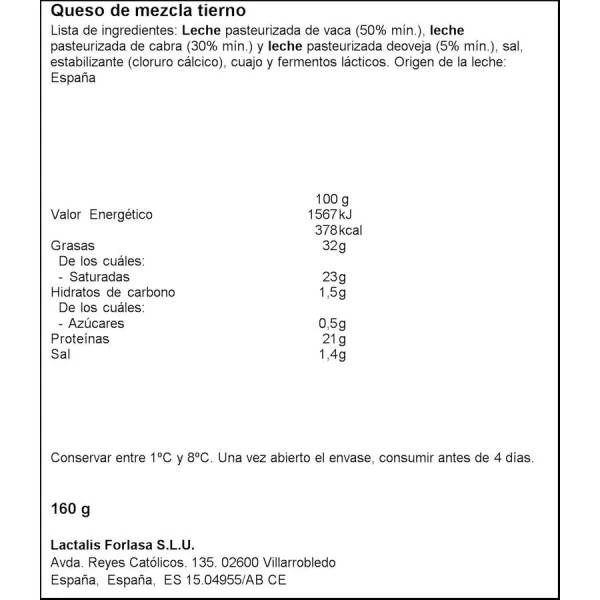 Queso Tierno En Lonchas EL VENTERO 160g. - Imagen 2