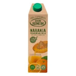 Zumo De Naranja Con Pulpa 100% Exprimido DON SIMON 1l.